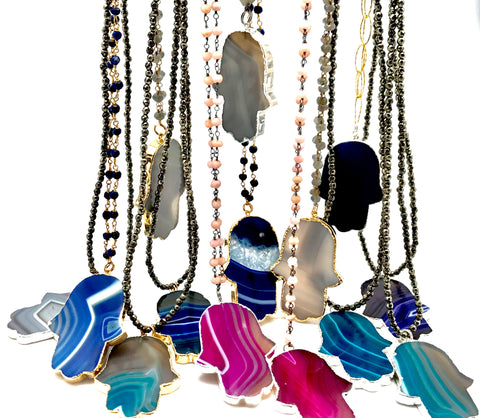 Hamas Brazilian Agate Hand Carved - 33