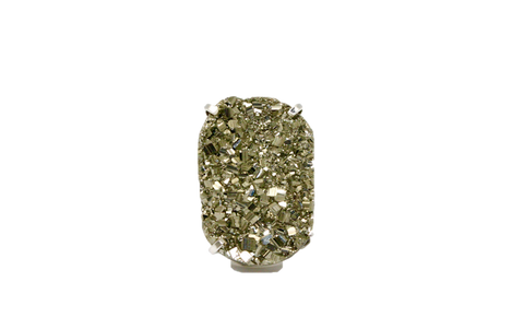 One of a Kind Pyrite Cuff Ring