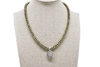 Pyrite Choker with Brazilan Agate Pendant