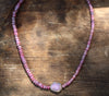 Ruby Choker and Water Tourmaline Center Stone Choker