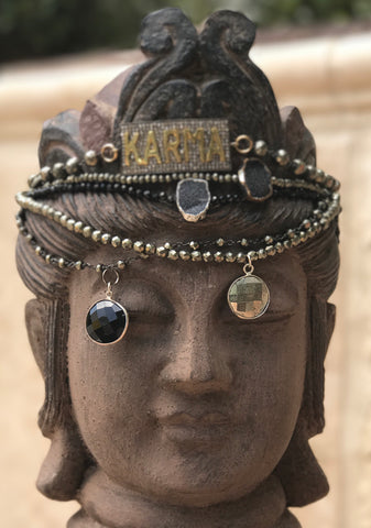 NEW CHOKERS ON PYRITE WIRE CHAIN AND 20mm PYRITE PENDANT