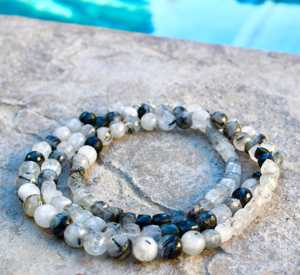 Tourmalated Quartz 33” Necklace