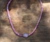 Sapphire , Watermelon Tourmaline and Ruby Necklace