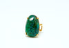 One-of-a-Kind Chrysocolla / MALACHITE Ring